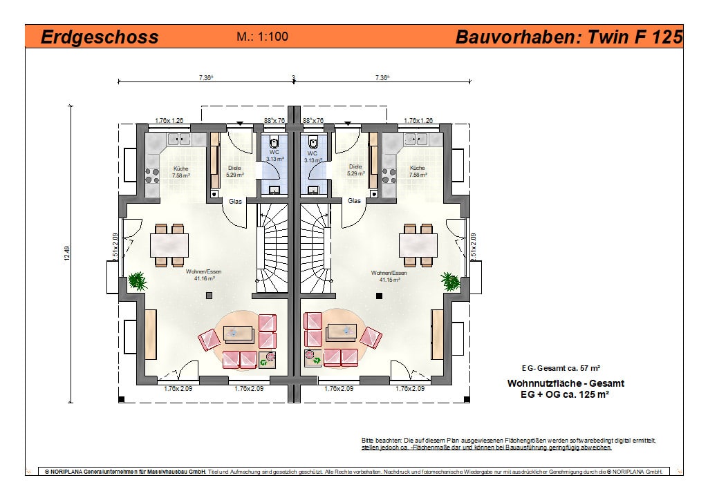 Doppelhaus twin125 grundriss eg min 2