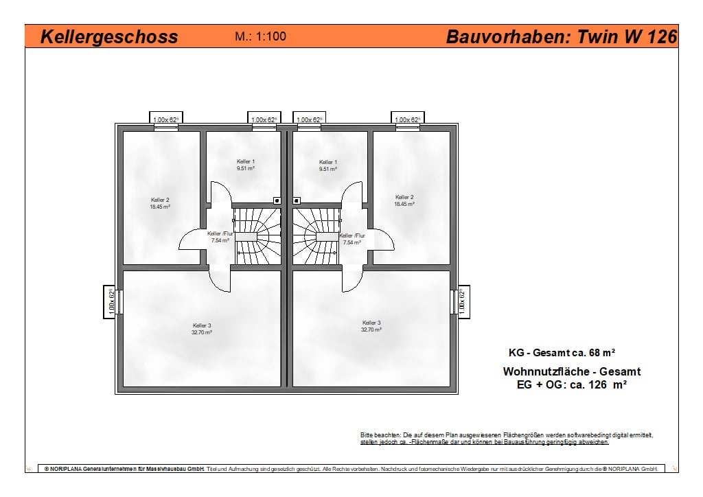 Doppelhaus twinw126 grundriss kg min 1